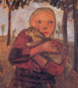 Girl with Rabbit